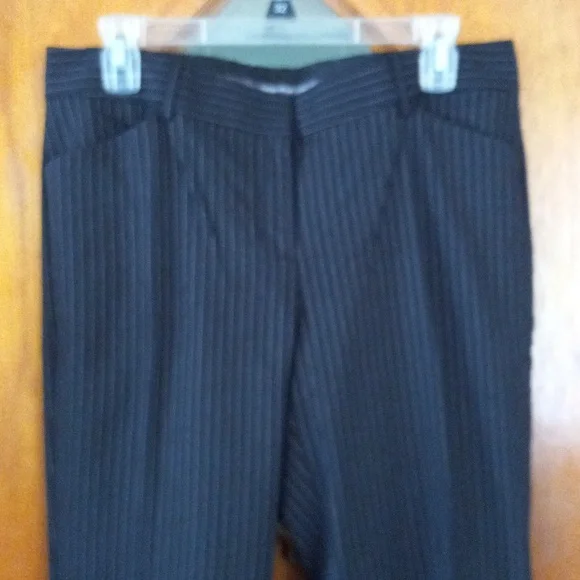 Express Design Studio Editor Dress Pants Striped Slacks - Picture 2 of 8